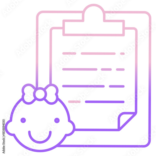 Outline Color Report icon
