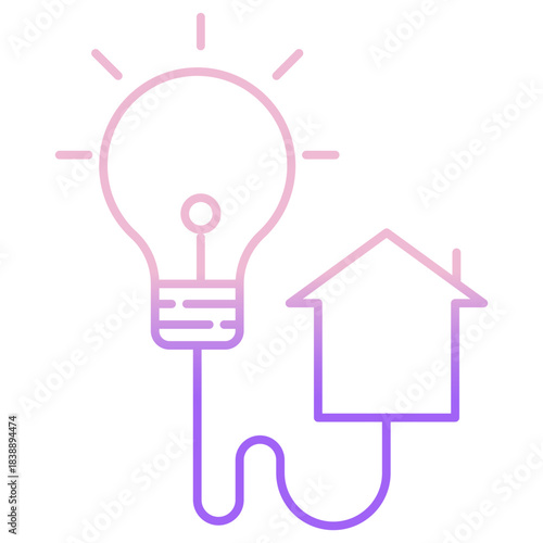 Outline Color Home Idea icon