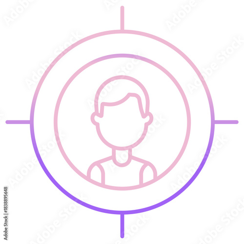 Outline Color Male executive icon
