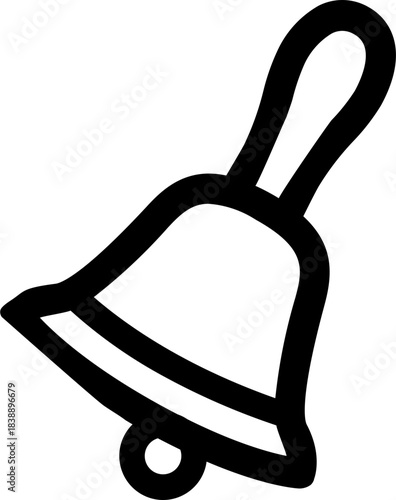 Simple Outline Notification Bell Icon