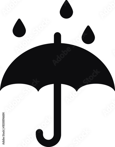 Rain Weather Protection Icon