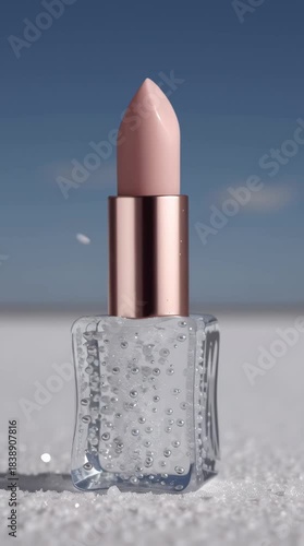 lipstick on a mirror
