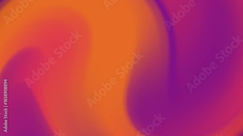 Blurred swirling blend of orange, pink, and purple colors. Suitable for abstract backgrounds, artistic designs, and vibrant concepts.