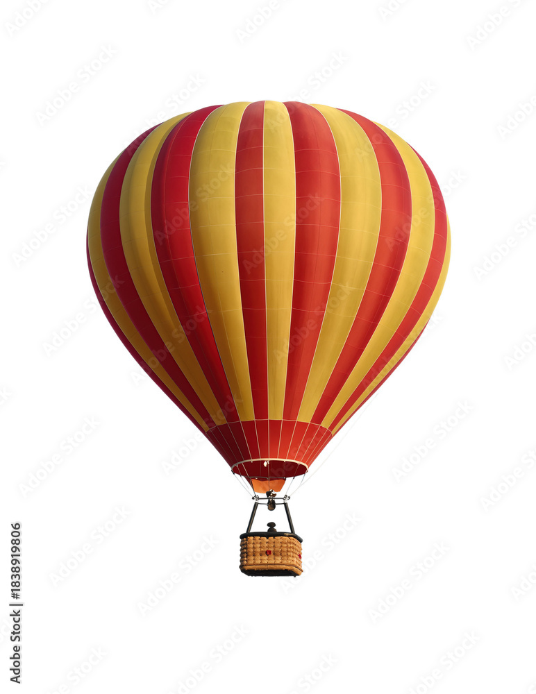 Fototapeta premium Colorful Hot Air Balloon Illustration
