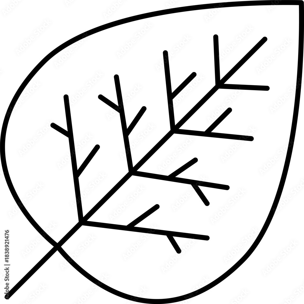 Obraz premium Outline Drawing of Concentric Square Shapes