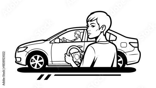 Dream of the car in the boy