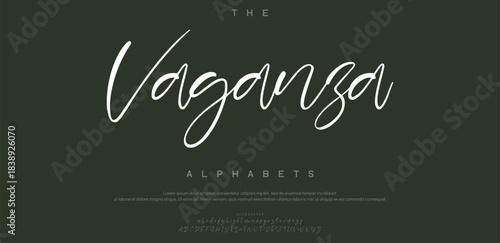 A smooth and stylish handwritten script that blends modern elegance with effortless flow.