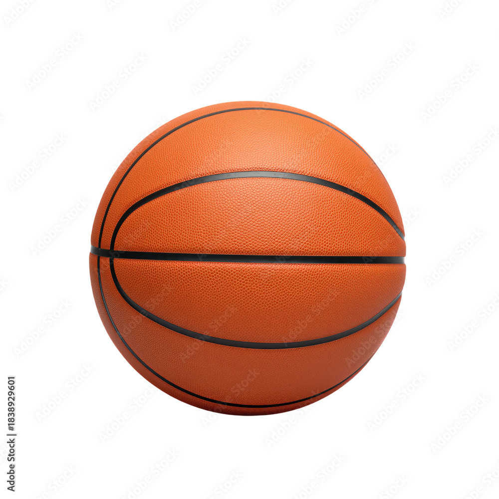 Fototapeta premium Orange Basketball 3D Render