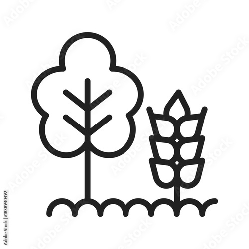Agroforestry icon