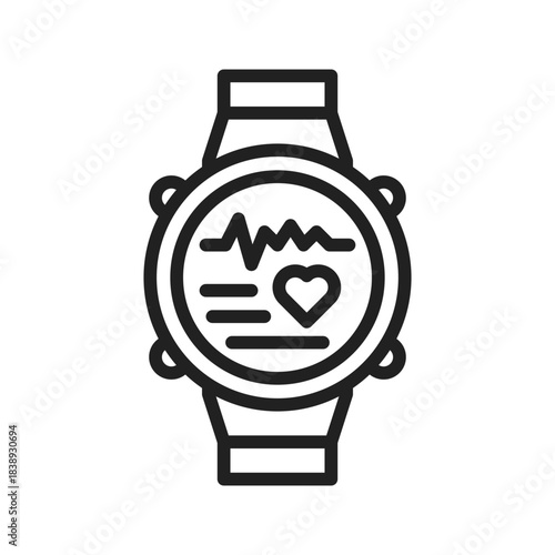 Fitness tracker icon