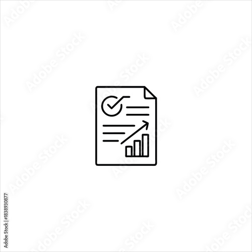 progress-report-make-a-very-nice-line-art-Vector Illustration