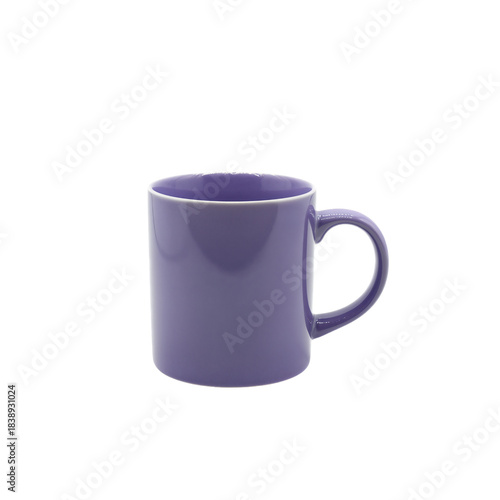 Purple Ceramic Mug 3D Render