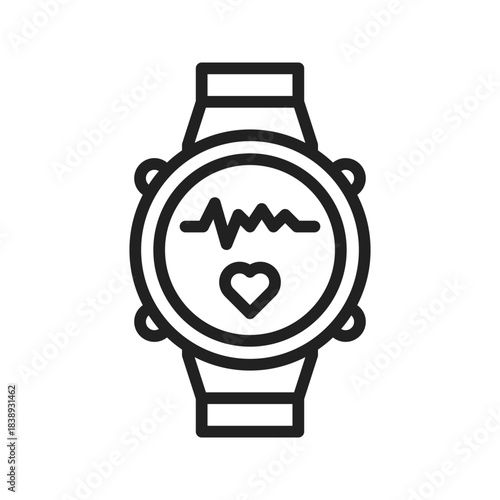 Wearable watch icon
