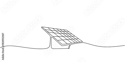 an angled solar panel, symbolizing clean power, sustainability, technology, and modern renewable energy solutions.