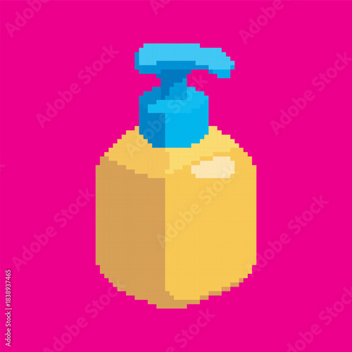 pump bottle pixel art
