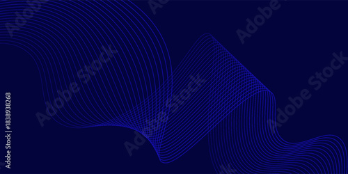 Modern Vector background. blue lines pattern art
