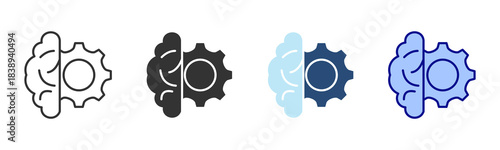 Creativity Icon Set. Designed In Multi Style