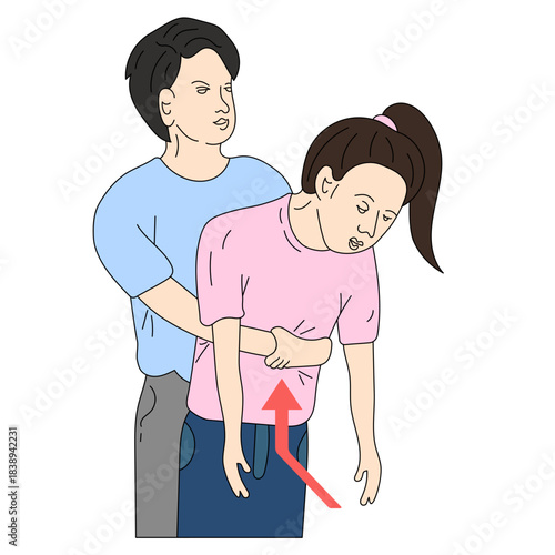 Heimlich Maneuver Choking