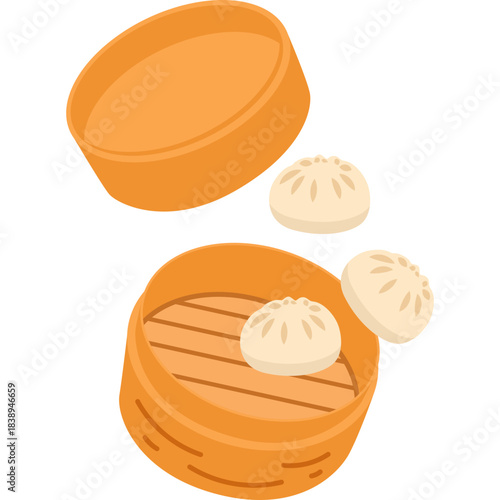 Bakpao Vector Illustration