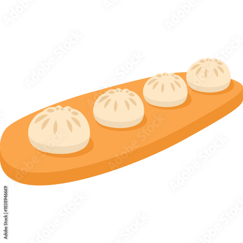 Bakpao Vector Illustration