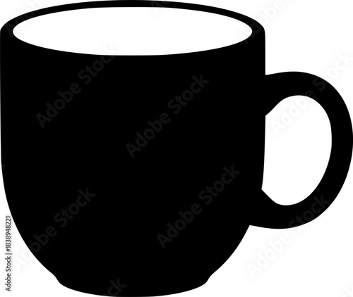 Minimalist Hot Drink Cup Vector