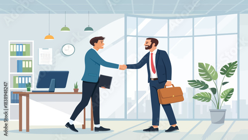 Colleagues Practicing Good Manners in the Workplace