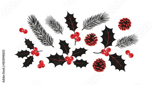 christmas holly berries