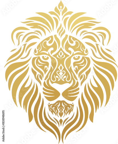 lion head vector