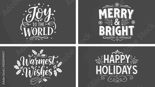 set of vintage labels