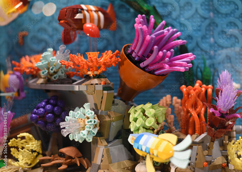Obraz premium Lego composition. Aquarium
