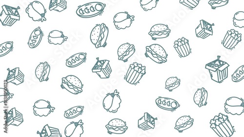 BBQ Grill Pattern Animated 