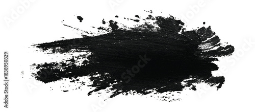 Grungy hand drawn brush stroke background design with smear drip scratch and textured background.