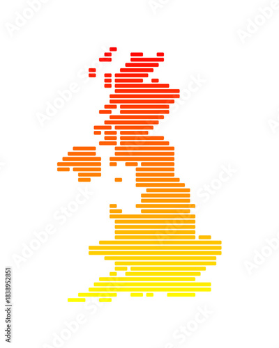 Karte von Großbritannien