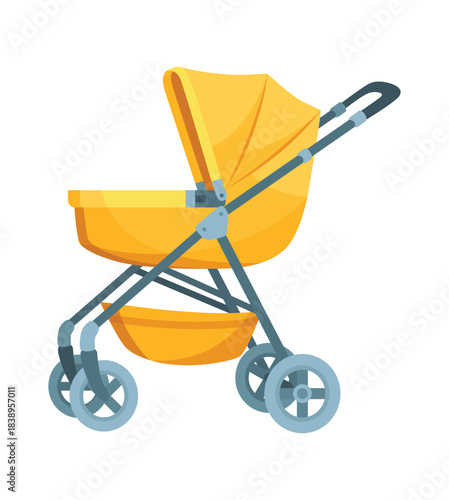 Baby stroller, childish colorful folding stroller, buggy baby carriage, child wagon, infant transport