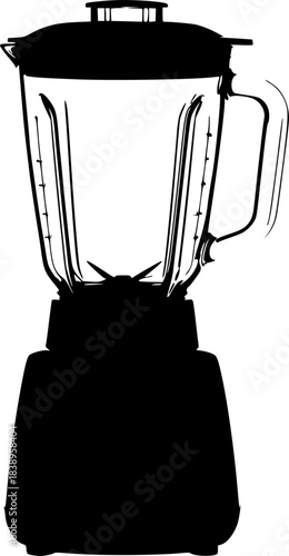 blender silhouette image with transparent background	