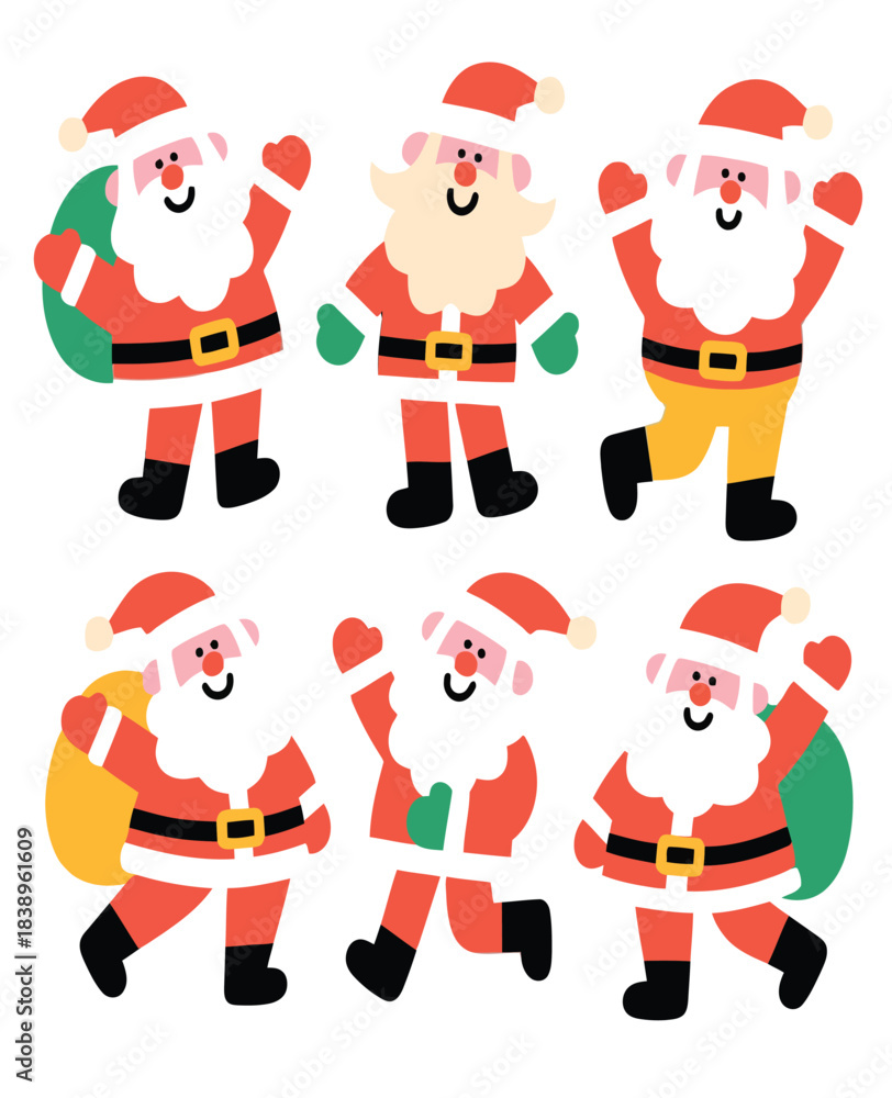 Fototapeta premium Cute Santa 6