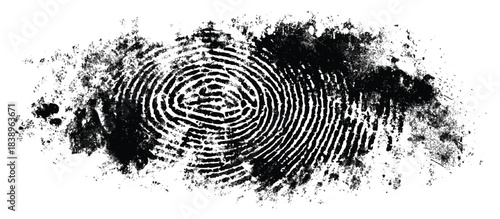 Abstract black grunge fingerprint old background texture. vintage fingerprint noise distressed grain overlay effect.