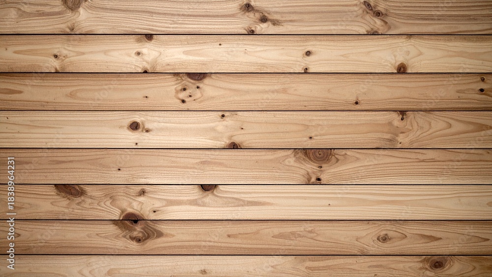 Fototapeta premium シンプルな茶色の木目の背景素材 16:9サイズ