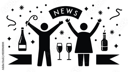 vector illustration of a restaurant menu fashion design art set 