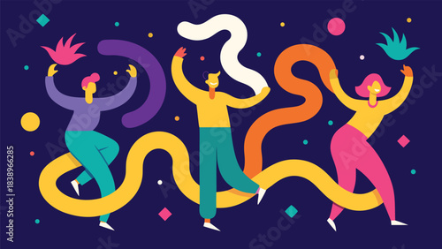 vector illustration of an abstract background cartoon illustration star winter stars sky love woman snow holiday design icon 