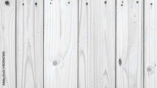 シンプルな白色の木目の背景素材 16:9サイズ