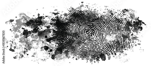 Abstract black grunge fingerprint old background texture. vintage fingerprint noise distressed grain overlay effect.