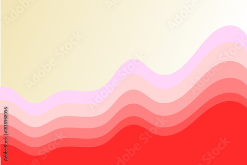 A layered pink wave background featuring smooth, flowing curves that create depth and softness, perfect for modern design projects.