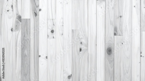 シンプルな白色の木目の背景素材 16:9サイズ