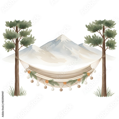christmas tree on white background