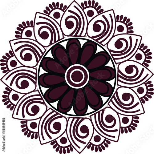 Mandala And Mehandi Design