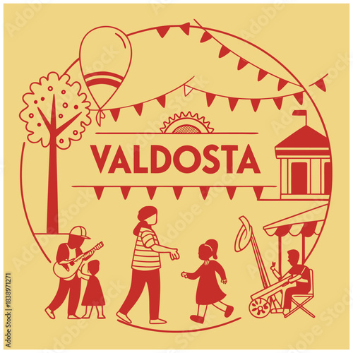 Valdosta Festival and Sunburst – Community Celebration Poster