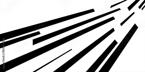 Comic book speed lines isolated on white background stripe effect style for manga speed frame, superhero action, explosion background. Motion line effect, pop art.vector eps 10