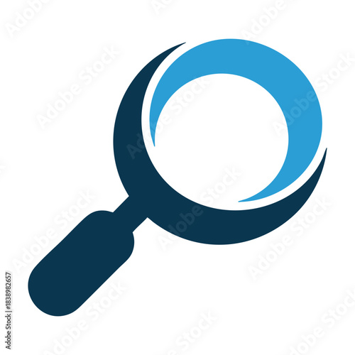 Magnifying glass search and discover Vector