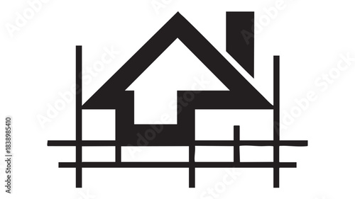 Architectural home building blueprint